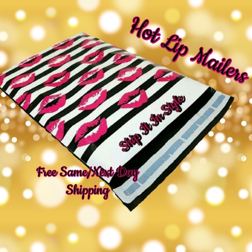 Hot Lip Poly Mailers
